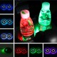 Universal 7 Colors LED Car Cup Holder Pad Bottle Mat Auto Interior Atmosphere Lights USB Charging