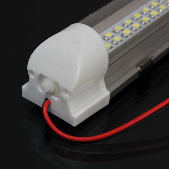 Universal Interior 34cm LED Light Strip Lamp White 2Pcs with ON/OFF Switch for Car Auto Caravan Bus