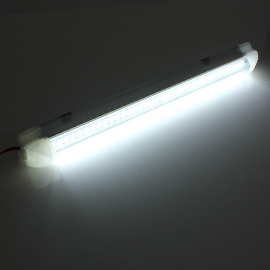 Universal Interior 34cm LED Light Strip Lamp White with ON/OFF Switch 1Pcs for Car Auto Caravan Bus