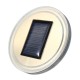 Universal Solar Power Car Cup Holder Pad Multi-color LED Atmosphere Light Acrylic Mat Blue/Red/Green