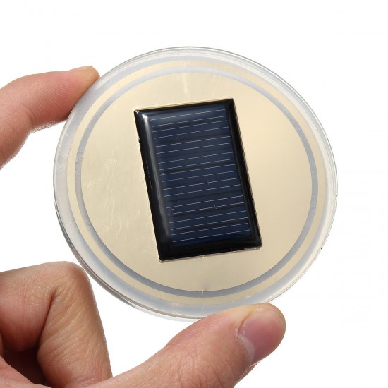 Universal Solar Power Car Cup Holder Pad Multi-color LED Atmosphere Light Acrylic Mat Blue/Red/Green Universal Solar Power Car Cup Holder Pad Multi-color LED Atmosphere Light Acrylic Mat Blue/Red/Green