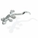 Wall Gecko Solar LED Warning Strobe Flashing Decoration Light Car Sticker Decal Wall Gecko Solar LED Warning Strobe Flashing Decoration Light Car Sticker Decal