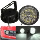 12V 18LED White Round Car Driving Daytime Running Light Fog Light