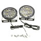 12V 18LED White Round Car Driving Daytime Running Light Fog Light