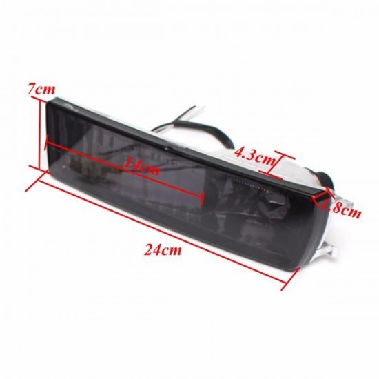 12V 21W Front Smoked Lens Fog Light Corner Signal Light for VW Golf Jetta Mk3