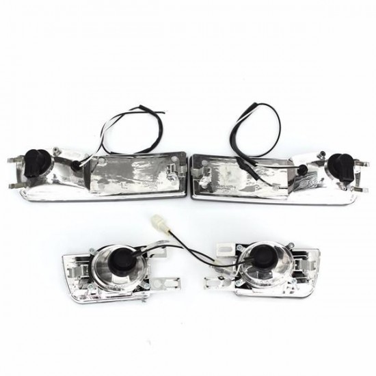 12V 21W Front Smoked Lens Fog Light Corner Signal Light for VW Golf Jetta Mk3