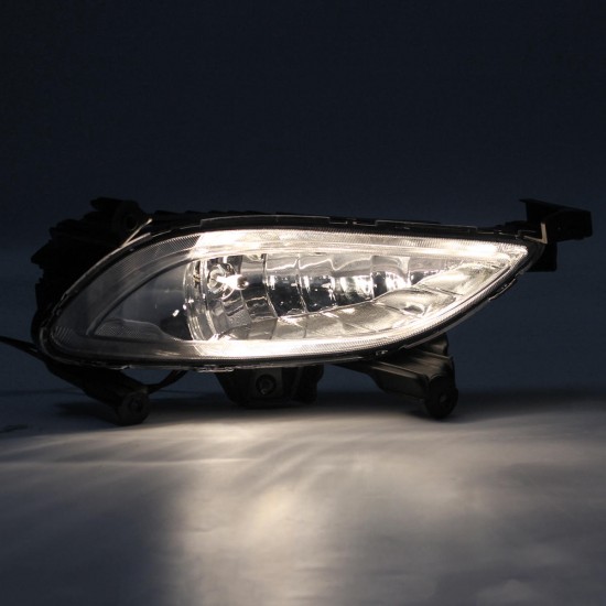 12V 27W Car Front Bumper Halogen Clear Fog Lights Lamp for Hyundai Sonata 2011-2013