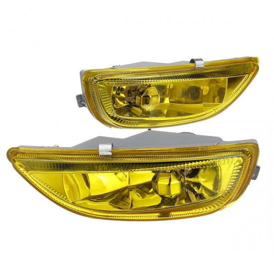 12V Car Front Bumper Fog Lights Yellow Driving Lamp for Toyota Corolla 2001 2002