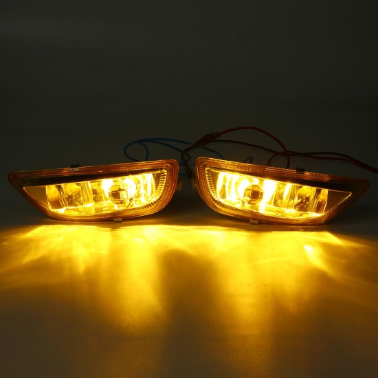 12V Car Front Bumper Fog Lights Yellow Driving Lamp for Toyota Corolla 2001 2002