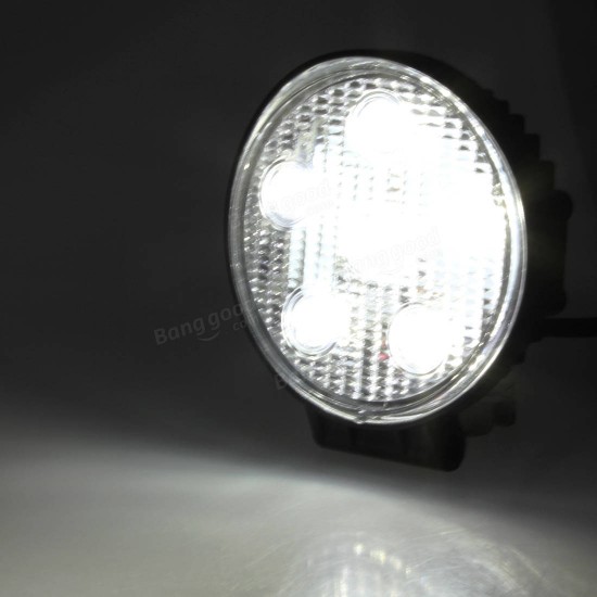 18W 6LED Round Work Light Spot Beam Off Road Work Light for Truck 4WD 4x4 18W 6LED Round Work Light Spot Beam Off Road Work Light for Truck 4WD 4x4