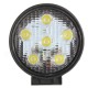 18W 6LED Round Work Light Spot Beam Off Road Work Light for Truck 4WD 4x4