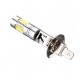 1PCS H1 7.5W COB LED Car Fog Lights DRL Daytime Driving Lamp Bulb with Lens White