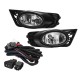 2PCS H11 55W Car Front Bumper Fog Lights Lamp for Honda Civic 4-Door Sedan 2009-2011