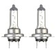 2Pcs 12V 55W H7 Halogen Car Fog Light Bulb Headlamp Clear Glass Bulbs Lamp Super Bright White