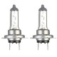 2Pcs 12V 55W H7 Halogen Car Fog Light Bulb Headlamp Clear Glass Bulbs Lamp Super Bright White