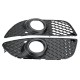 2Pcs Car ABS Front Bumper Fog Light Grille Covers Black For Mitsubishi Lancer 2008-2014 2Pcs Car ABS Front Bumper Fog Light Grille Covers Black For Mitsubishi Lancer 2008-2014