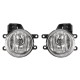 2Pcs Car Front Bumper Fog Light Lamps With Harness Wiring For Toyota Hilux Revo M70 M80 2015-2018