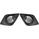 2Pcs Car Front Bumper Fog Light Lamps With Harness Wiring For Toyota Hilux Revo M70 M80 2015-2018 2Pcs Car Front Bumper Fog Light Lamps With Harness Wiring For Toyota Hilux Revo M70 M80 2015-2018