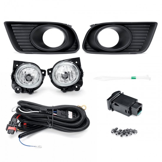 2Pcs Car Front Bumper Fog Lights Auto Lamps H11 Bulb With Covers Wiring Harness Kit For Mazda BT-50 pickup 2008-2011 2Pcs Car Front Bumper Fog Lights Auto Lamps H11 Bulb With Covers Wiring Harness Kit For Mazda BT-50 pickup 2008-2011