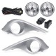 2Pcs Car Front Bumper Fog Lights Signal Lamps With Cover Harness Wiring Kit For Toyota Highlander 2011-2013 2Pcs Car Front Bumper Fog Lights Signal Lamps With Cover Harness Wiring Kit For Toyota Highlander 2011-2013