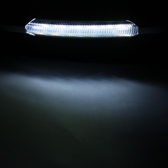 2Pcs Car Front Bumper Grille Fog Lights Daytime Running Lamp DRL for Audi A6 A6L 09-11