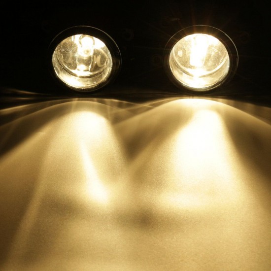 2Pcs Car Front Fog Lights With Wiring H11 Bulbs Relay Kit For Suzuki SX4 Grand Vitara 2006-2012