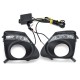 2Pcs Car Front LED Fog Lamps Day Running Lights DRL Frames For Toyota Carolla 2011-2013 2Pcs Car Front LED Fog Lamps Day Running Lights DRL Frames For Toyota Carolla 2011-2013