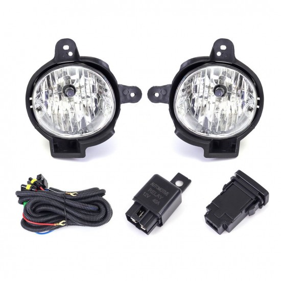 2Pcs Car H16 Front Fog Lights Kit 12V For Toyota Hilux VIGO MK7 2012-2017