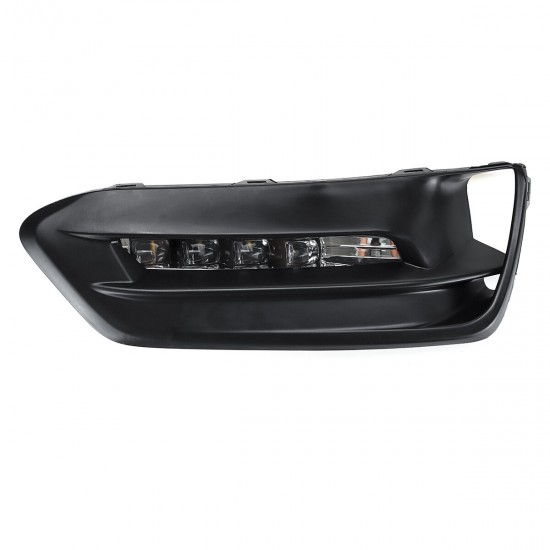 2Pcs Car LED Front Bumper Fog Lights Lamps Bezel Harness With Light Covers For Honda Accord Sedan 2018+ 2Pcs Car LED Front Bumper Fog Lights Lamps Bezel Harness With Light Covers For Honda Accord Sedan 2018+