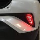 2pcs 12V LED Rear Car Fog Lights DRL Bumper Lamps For Toyota CHR C-HR 2016-2018 2pcs 12V LED Rear Car Fog Lights DRL Bumper Lamps For Toyota CHR C-HR 2016-2018