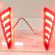 2pcs 12V LED Rear Car Fog Lights DRL Bumper Lamps For Toyota CHR C-HR 2016-2018 2pcs 12V LED Rear Car Fog Lights DRL Bumper Lamps For Toyota CHR C-HR 2016-2018