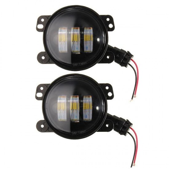 2pcs 4inch 30W 6500K 144LM LED Fog Lights for Jeep Wrangler JK Dodge Magnum Chrysler Cruiser 2pcs 4inch 30W 6500K 144LM LED Fog Lights for Jeep Wrangler JK Dodge Magnum Chrysler Cruiser