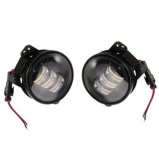 2pcs 4inch 30W 6500K 144LM LED Fog Lights for Jeep Wrangler JK Dodge Magnum Chrysler Cruiser 2pcs 4inch 30W 6500K 144LM LED Fog Lights for Jeep Wrangler JK Dodge Magnum Chrysler Cruiser
