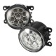 2pcs H11 55W 6000K LED Front Fog Lamp Daytime Running Light For Honda Ford Focus Subaru