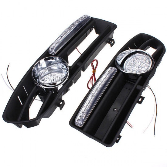 8LED Gog Light DRL Bumper Grill Wiring Harness Relay For 99-04 VW 8LED Gog Light DRL Bumper Grill Wiring Harness Relay For 99-04 VW