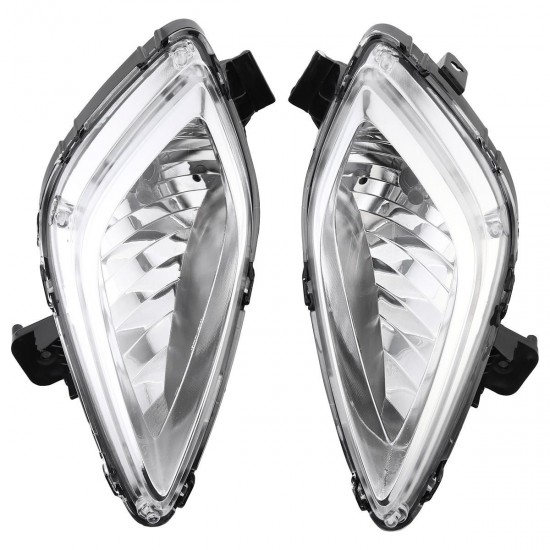 A Pair Left Right Clear Front Bumper Car Fog Lights Lamps For Hyundai Elantra 2011-2013 A Pair Left Right Clear Front Bumper Car Fog Lights Lamps For Hyundai Elantra 2011-2013