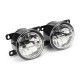 Car 2SMD LED Fog lights White Universal for Honda Civic Fit Odyssey