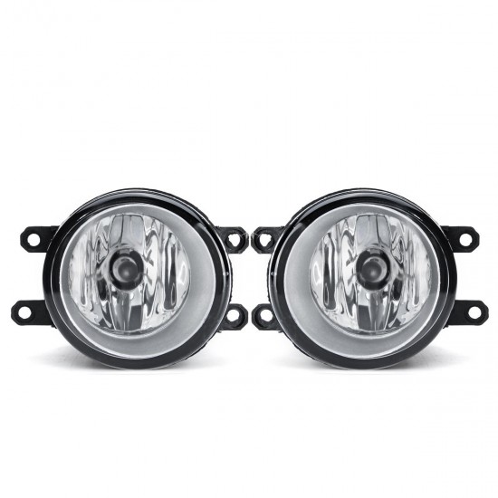 Car Front Bumper Fog Lights Assembly with H11 Bulbs Amber Pair for Toyota Corolla 2009-2010