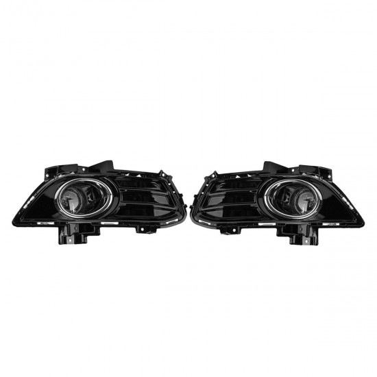 Car Front Bumper Fog Lights Lamp with Bulb Wiring Switch Bezel Pair for Ford Fusion 2013-2016