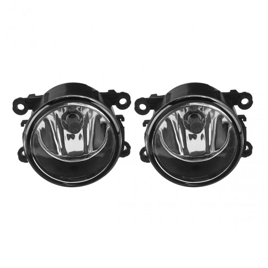 Car Front Bumper Fog Lights Lamp with Bulb Wiring Switch Bezel Pair for Ford Fusion 2013-2016