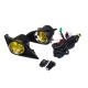 Car Front Bumper Fog Lights Lamp with Cover Bulbs Harness Kit For Toyota Corolla 2009-2010