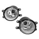 Car Front Bumper Fog Lights Lamp with H11 Bulb Switch Kit Pair for Toyota Corolla 11-13