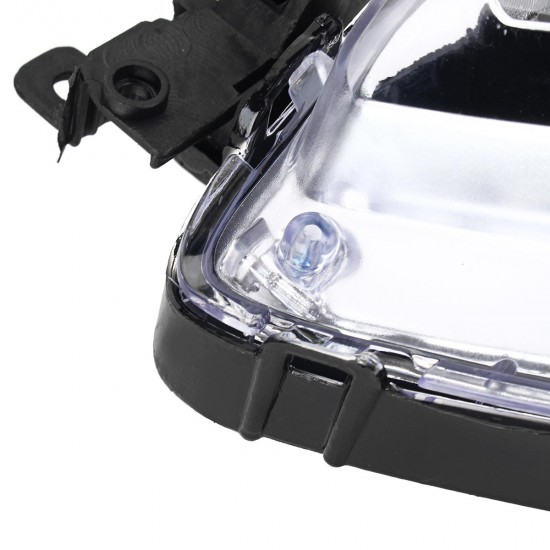 Car Front Bumper Fog Lights Lamps with Halogen Bulb Wiring Pair for Hyundai Elantra 2011-2013