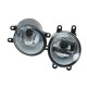 Car Front Bumper Fog Lights with H11 Bulbs Wiring Harness 6000K Pair for Toyota Yaris 4DR Sedan 2006-2011 Car Front Bumper Fog Lights with H11 Bulbs Wiring Harness 6000K Pair for Toyota Yaris 4DR Sedan 2006-2011