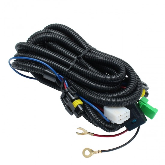 Car Front Bumper Fog Lights with H11 Bulbs Wiring Harness 6000K Pair for Toyota Yaris 4DR Sedan 2006-2011 Car Front Bumper Fog Lights with H11 Bulbs Wiring Harness 6000K Pair for Toyota Yaris 4DR Sedan 2006-2011