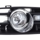 Car Front Bumper Grille Fog Lights DRL Driving Lamp with Switch and Harness for VW Golf MK4 1997-2006