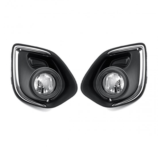 Car Front Bumper Halogen Fog Lights H11 Amber with Covers for Mitsubishi Outlander Sport 2013-2015 Car Front Bumper Halogen Fog Lights H11 Amber with Covers for Mitsubishi Outlander Sport 2013-2015