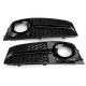Car Front Fog Light Cover Grille Grill Glossy Standard Style Pair for Audi A4 B8 2009-2011 Car Front Fog Light Cover Grille Grill Glossy Standard Style Pair for Audi A4 B8 2009-2011