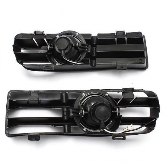 Car Front Fog Light Lamp Grille Set For VW GOLF 1998-2005 Black Car Front Fog Light Lamp Grille Set For VW GOLF 1998-2005 Black