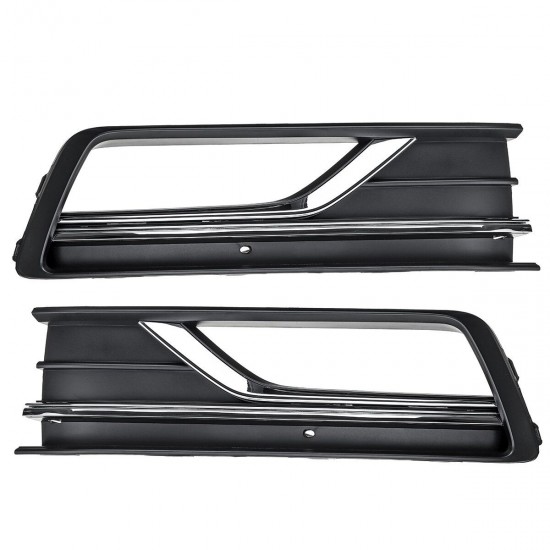 Car Right/Left Front Bumper Fog Light Grille Cover Trim Bezel For VW Passat B8 2016-2018 Car Right/Left Front Bumper Fog Light Grille Cover Trim Bezel For VW Passat B8 2016-2018